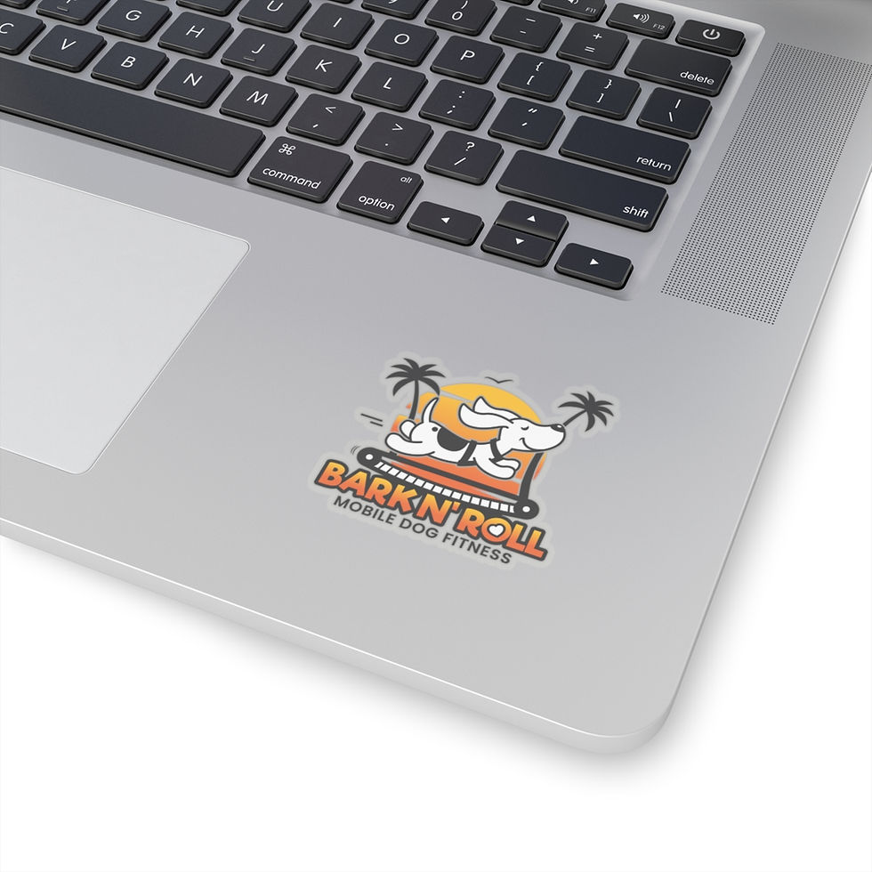 Thumbnail: Bark N' Roll cut sticker