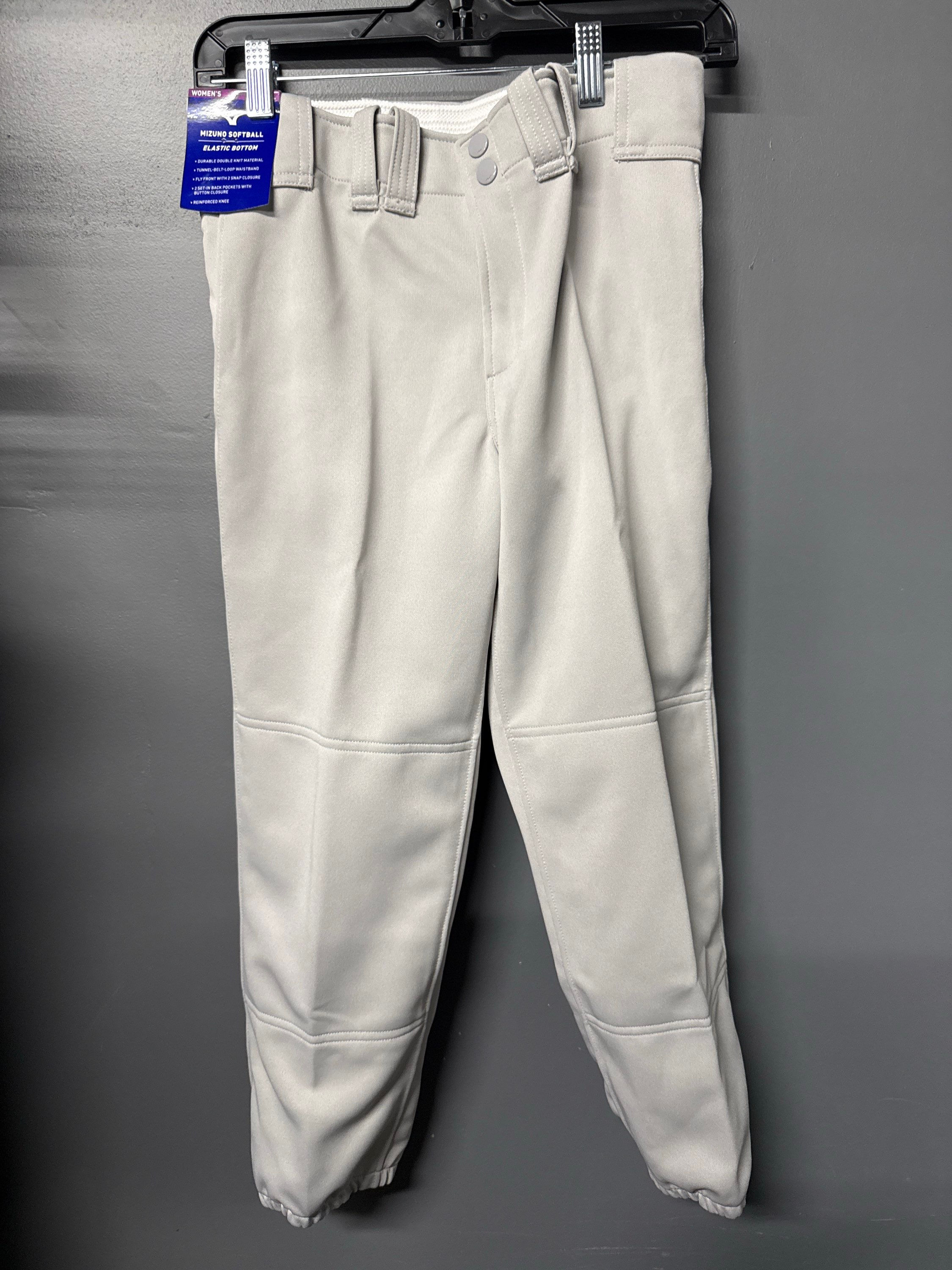 New Mizuno Light Grey Softball Pants AS