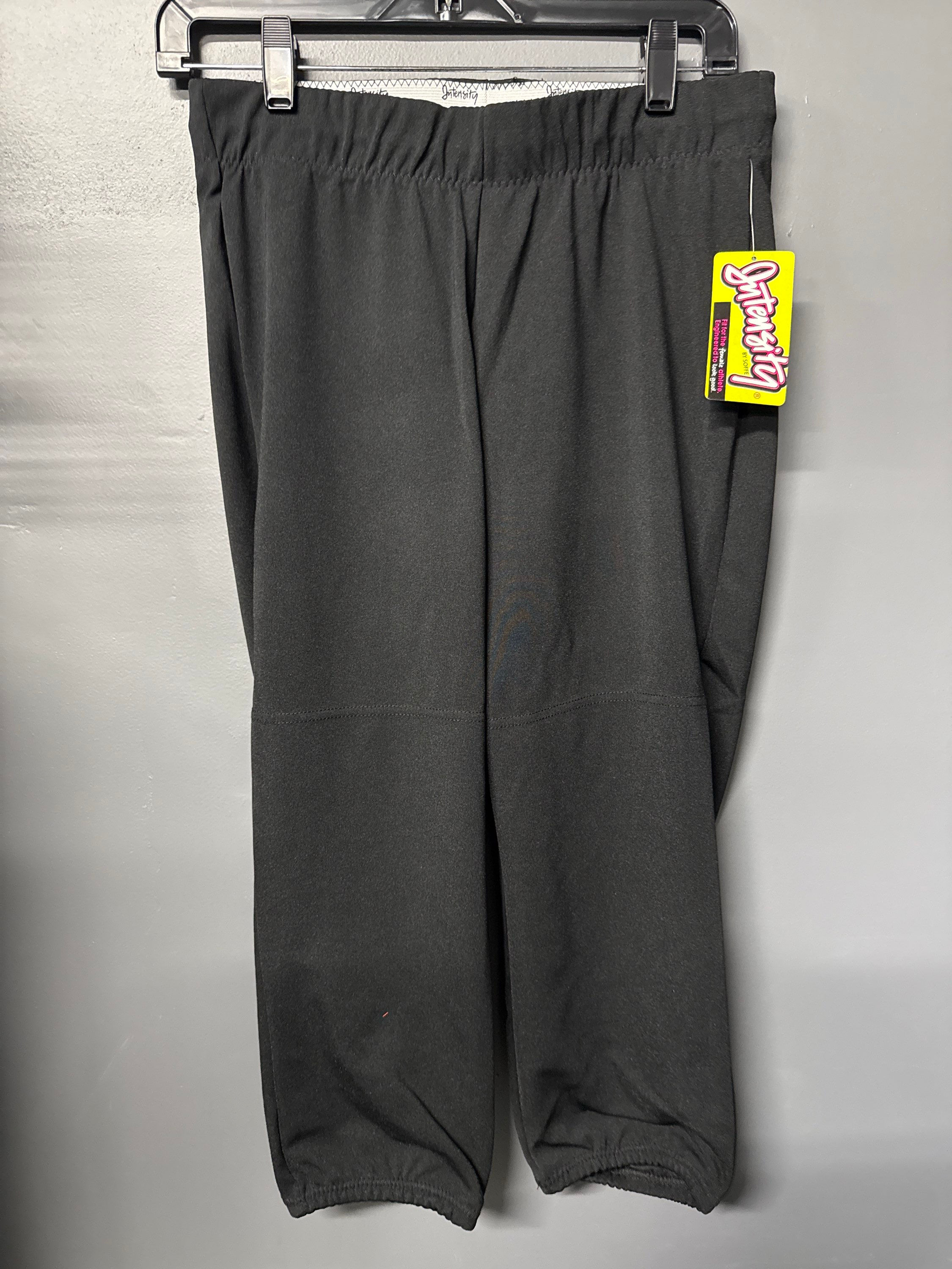 New Intensity Black Elastic Softball Pants AM