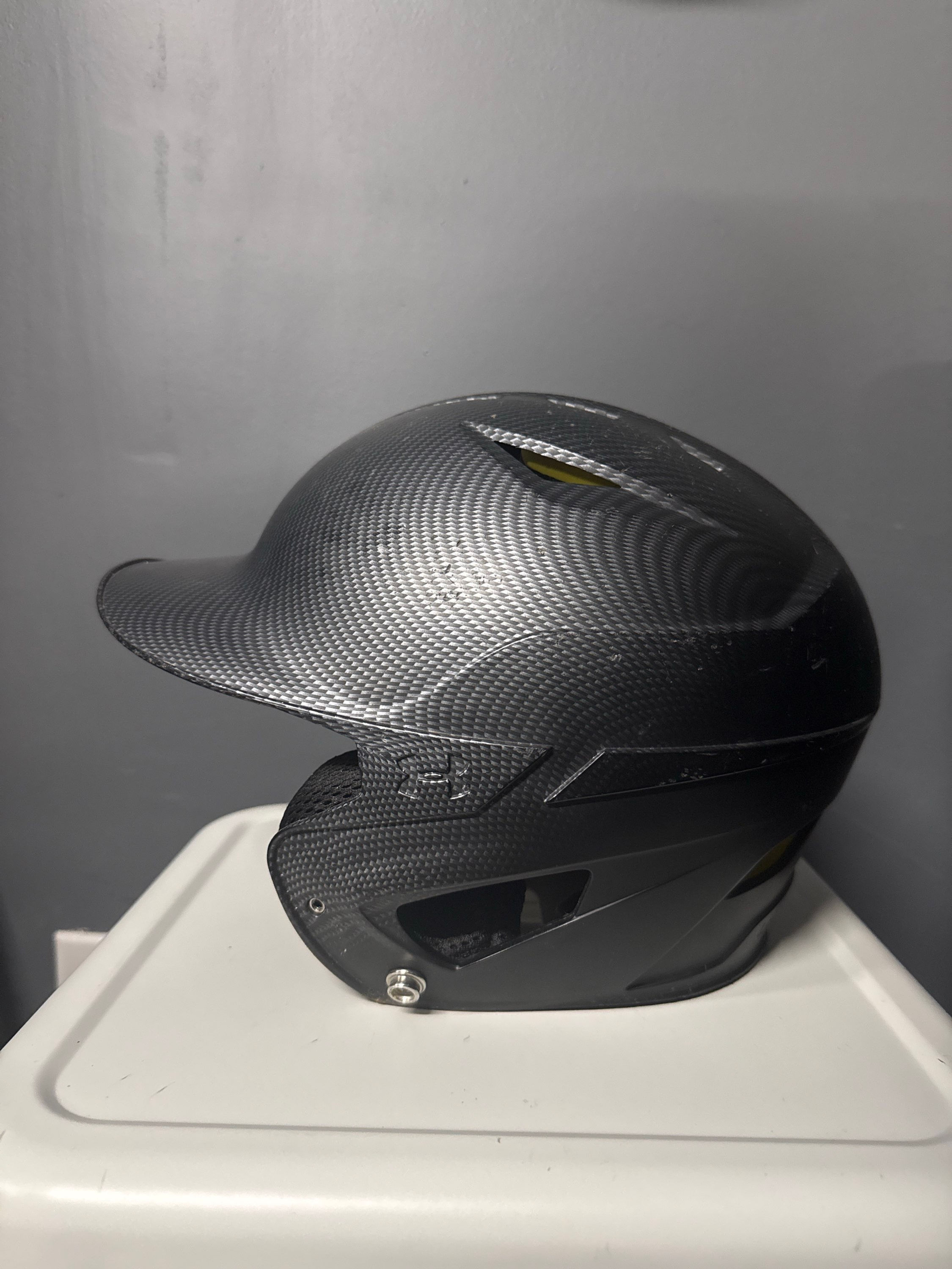 Under Armour Heatgear Grey/Black Baseball Helmet