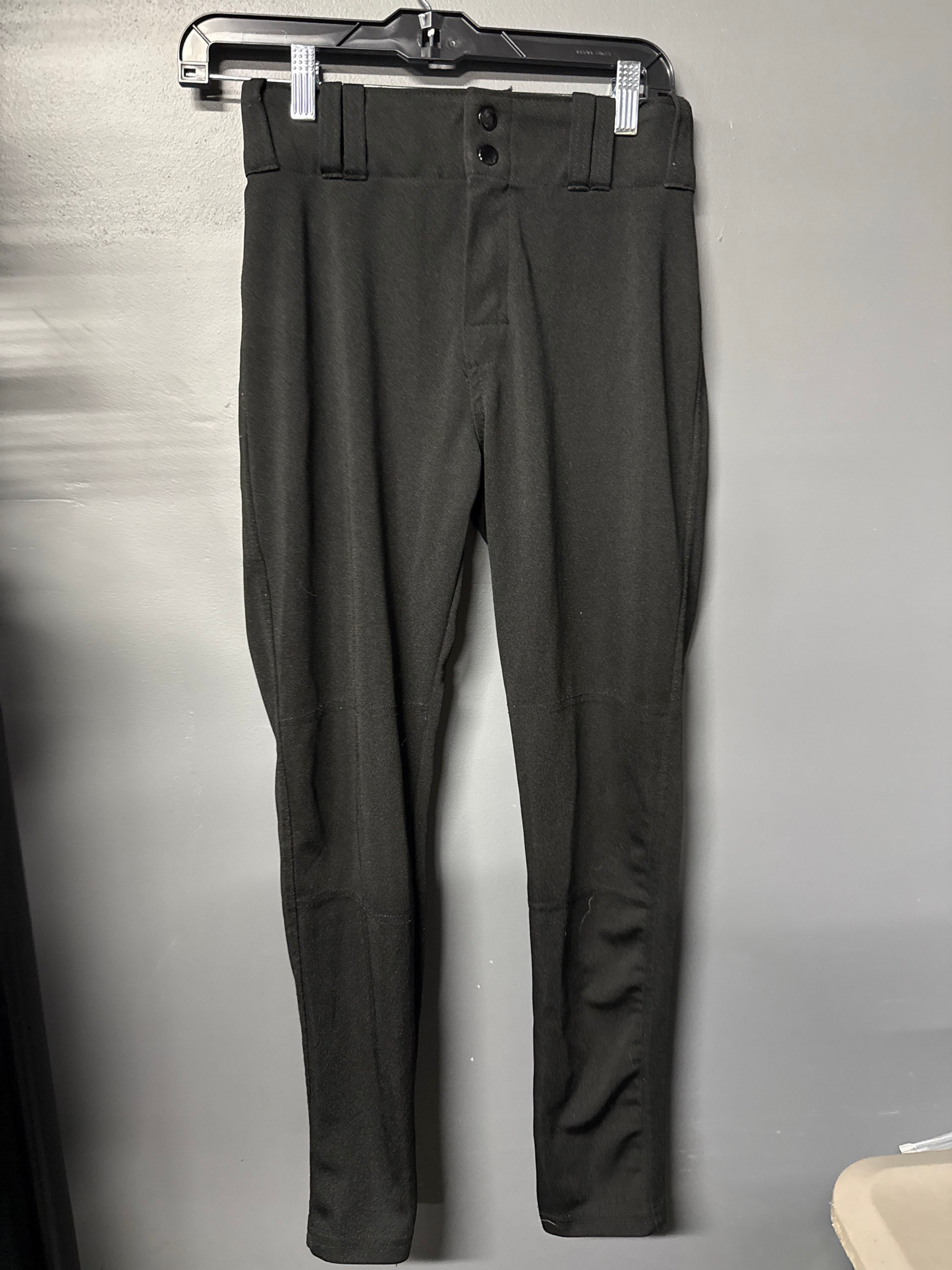 Alleson Black Baseball Pants YL