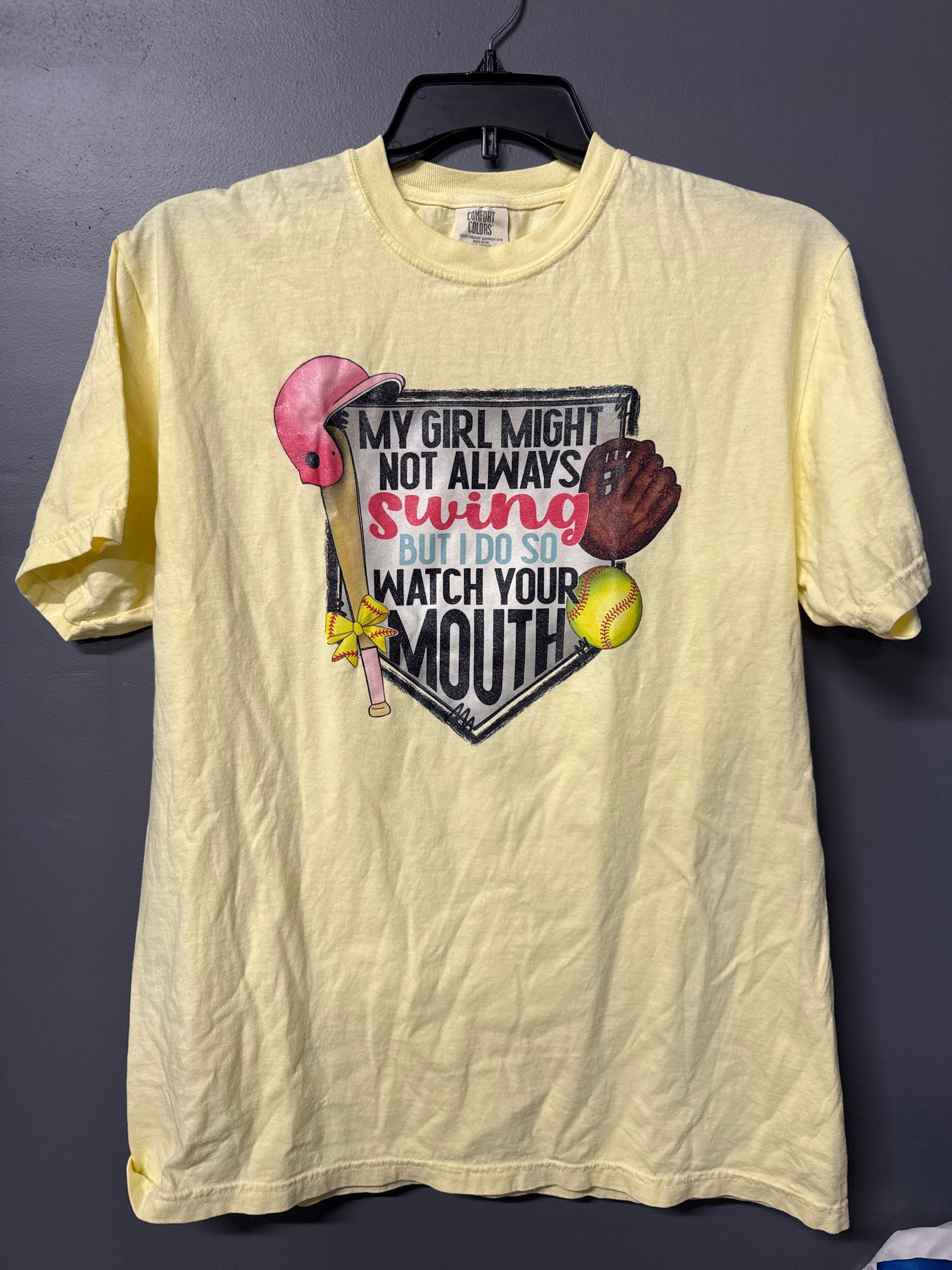 My Girl Might Not Swing Yellow Shirt