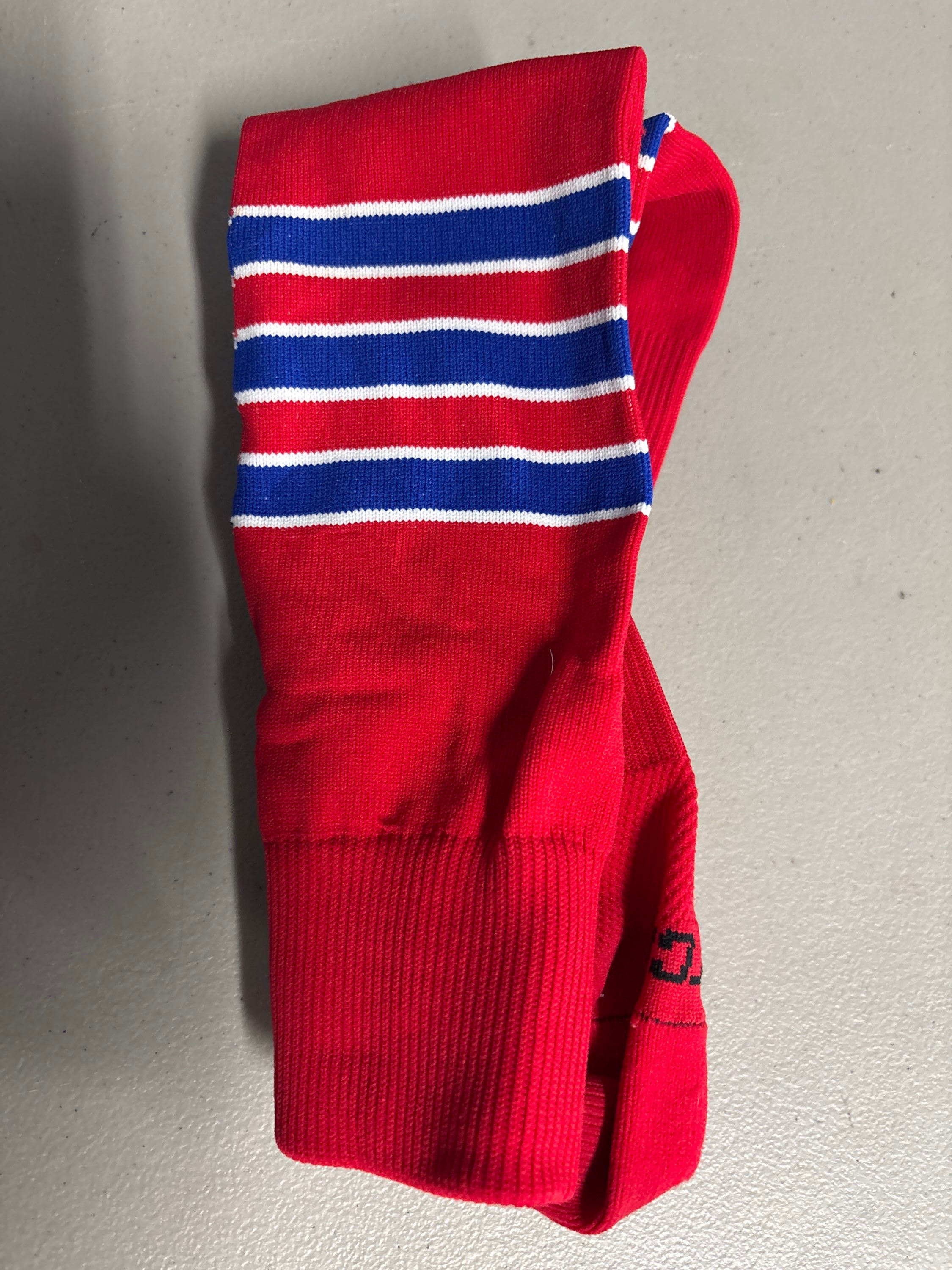 TCK Red Blue White Socks