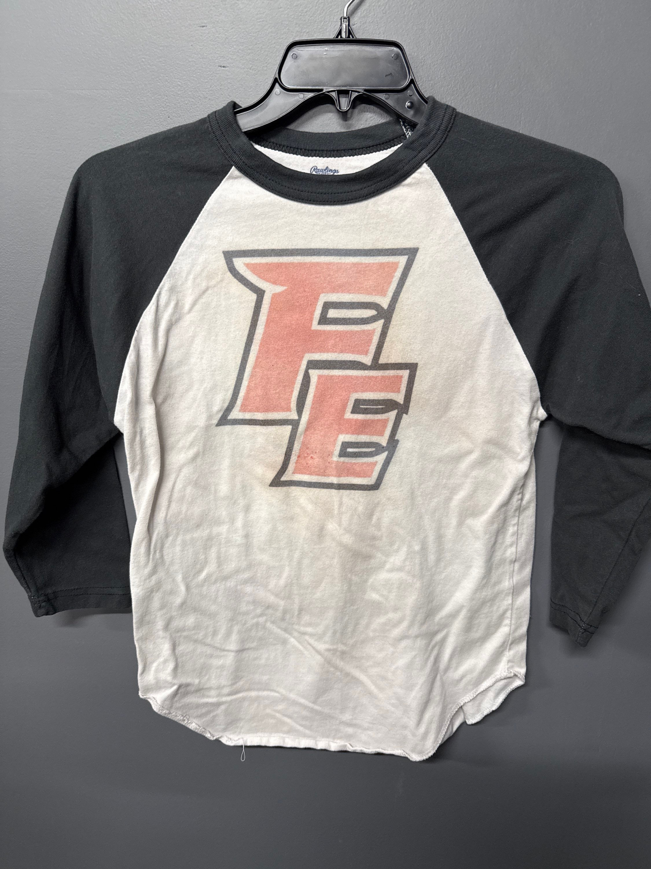 Force Elite Long Sleeve Black White Raglan Shirt