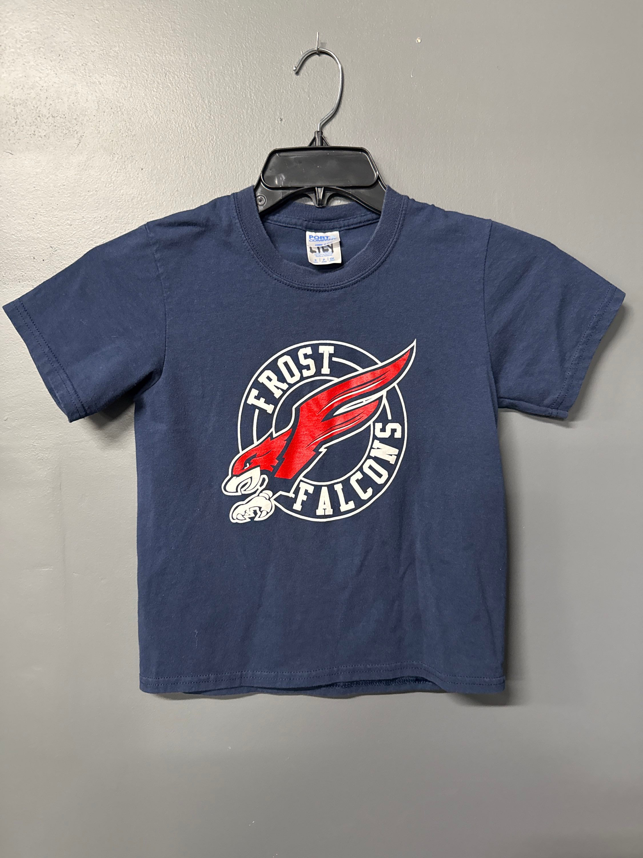 Frost Falcon Navy Tshirt YS