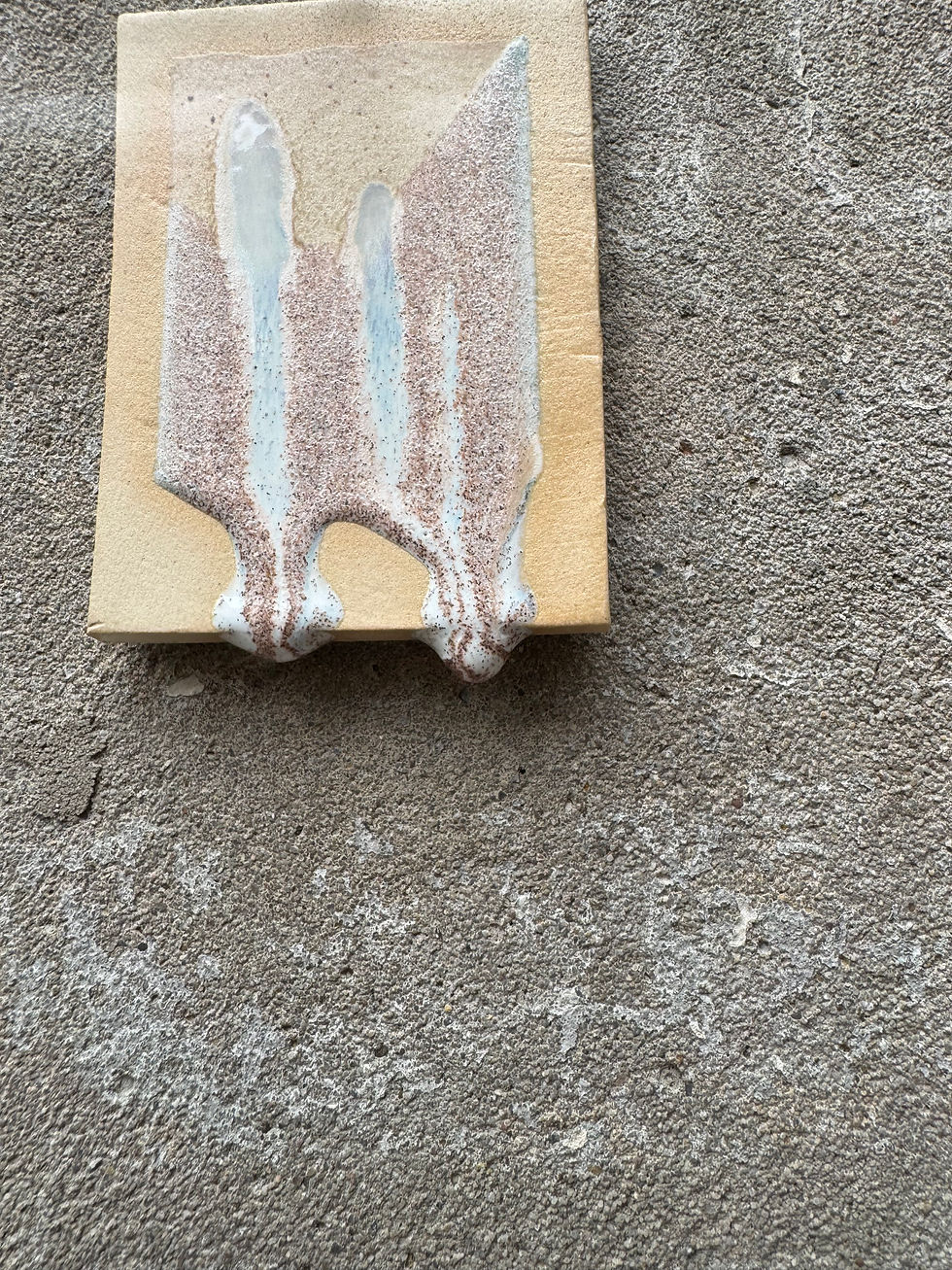 Miniaturbild: Tonlaroid –  Wandbild Glasurmalerei