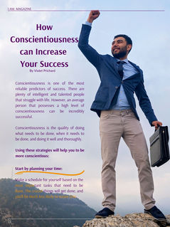How Conscientiousness can Increase Your Success