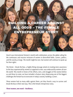 Building a Career Against All Odds -  The Female Entrepreneur Story
