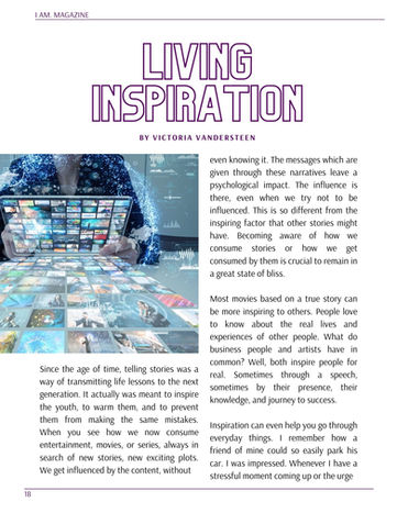 LIVING INSPIRATION - BY VICTORIA VANDERSTEEN