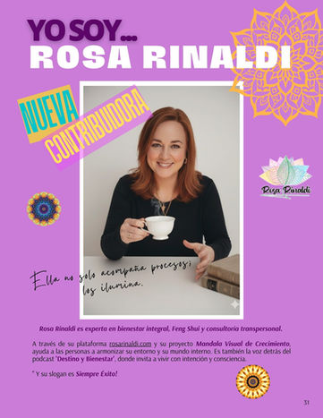 Yo Soy El Éxito: Feng Shui Para Tu Poder Personal, El Poder Del Reconocimiento y La Presencia - Por Rosa Rinaldi 