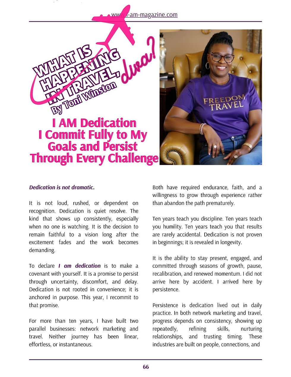 What is Happening in Travel, Diva? - By Toni Winston
