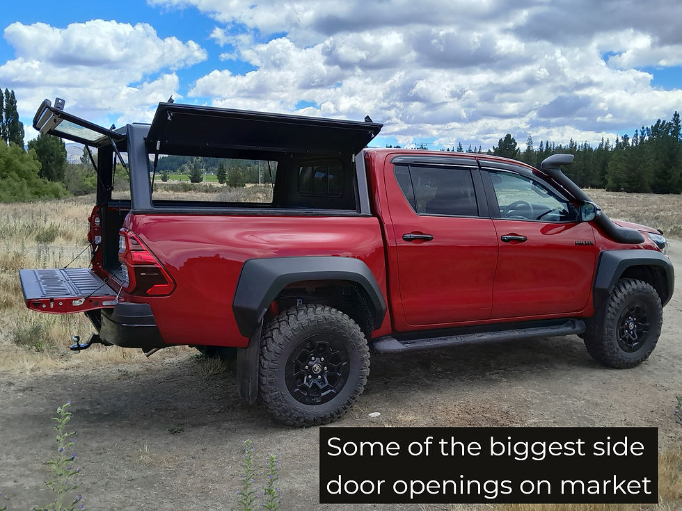 Thumbnail: Bushtech Aluminium Canopy for Toyota Hilux 2016 to 2025 SR5, Cruiser, GR