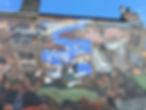 A section of the Cable Street Mural