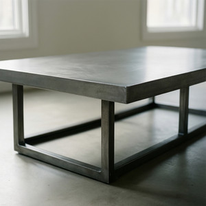 Raw Steel Coffee Table