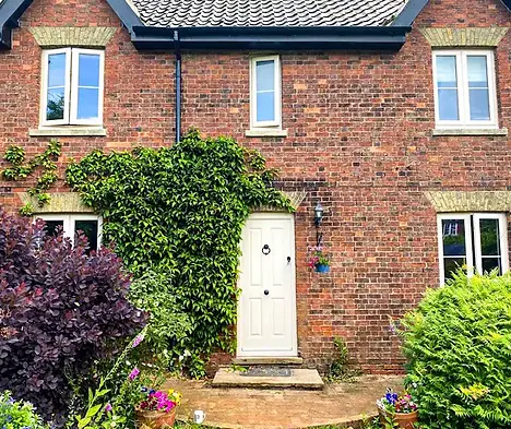 Cream windows and doors