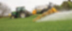Chafer Sentry Sprayer and John Deere tractor spraying