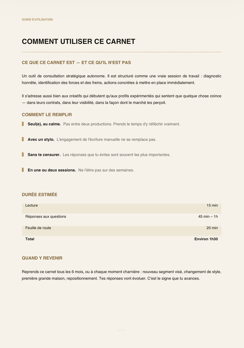 Miniature : Carnet de bord - Créatifs