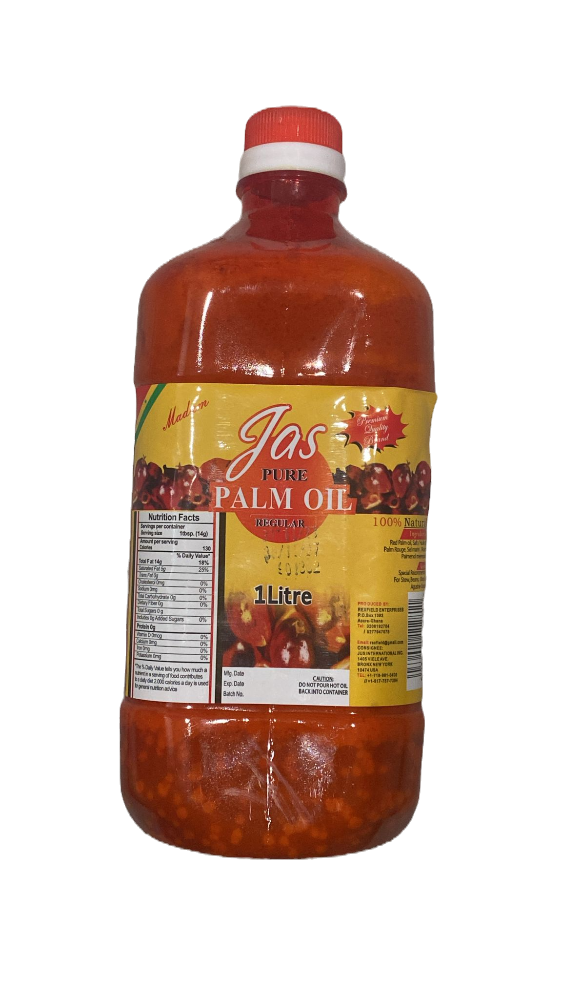 Zomi Palm Oil by Madam Jas - 2L
