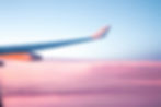 plane wing in sky for honeymoon image