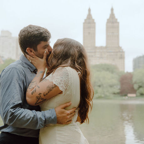 an nyc surprise proposal at central park