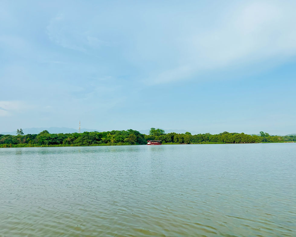 Sukhna Lake in Chandigarh