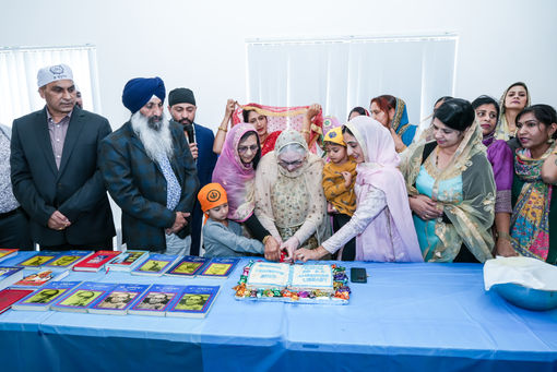 Opening ceremony of Dr. B.R Ambedkar Library at Shi Guru Ravidas  Gurdwara Bombay hill