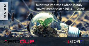 BANDO INVESTIMENTI SOSTENIBILI 4.0 - NUOVA EDIZIONE