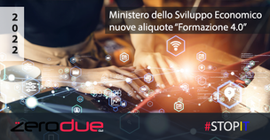 CREDITO D'IMPOSTA FORMAZIONE 4.0 - CONFERMATE LE ALIQUOTE PIU' ALTE
