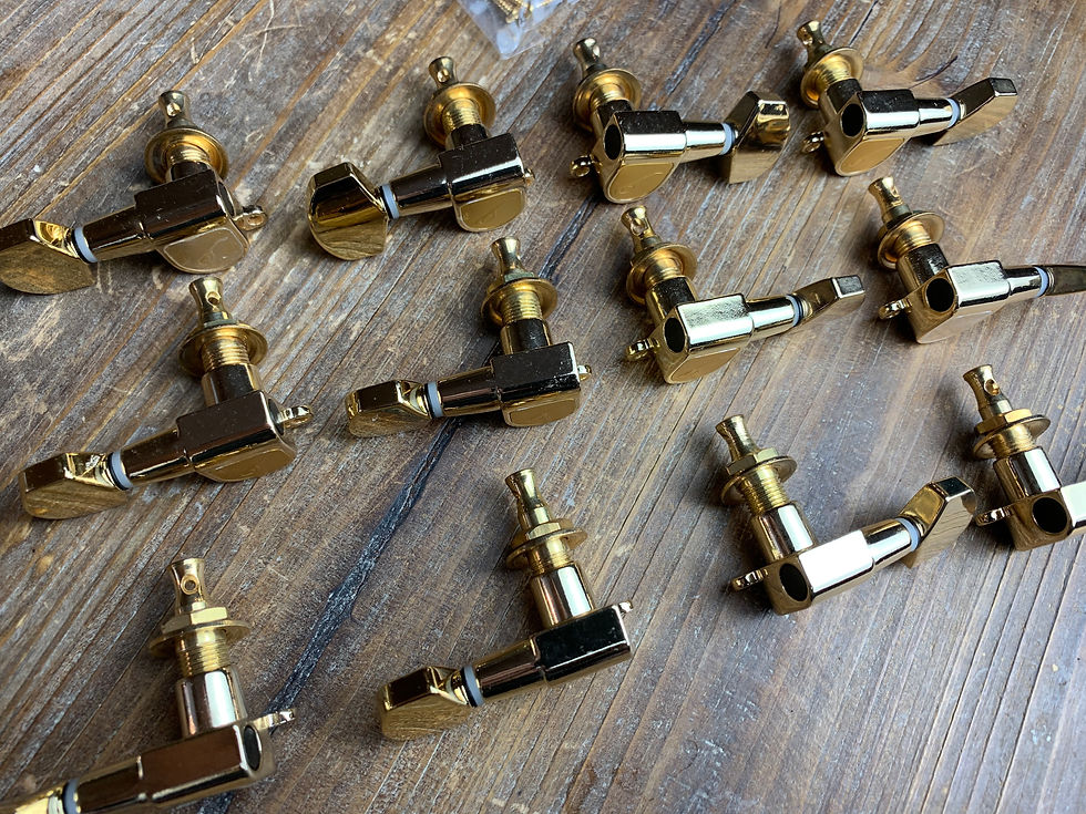 Thumbnail: Ovation 12 string Tuner Set Gold with Gold