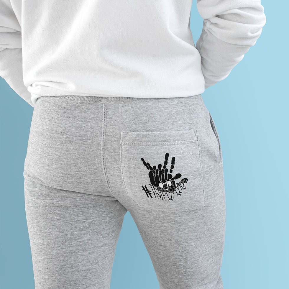 Thumbnail: Triple Love Unisex Fleece Joggers