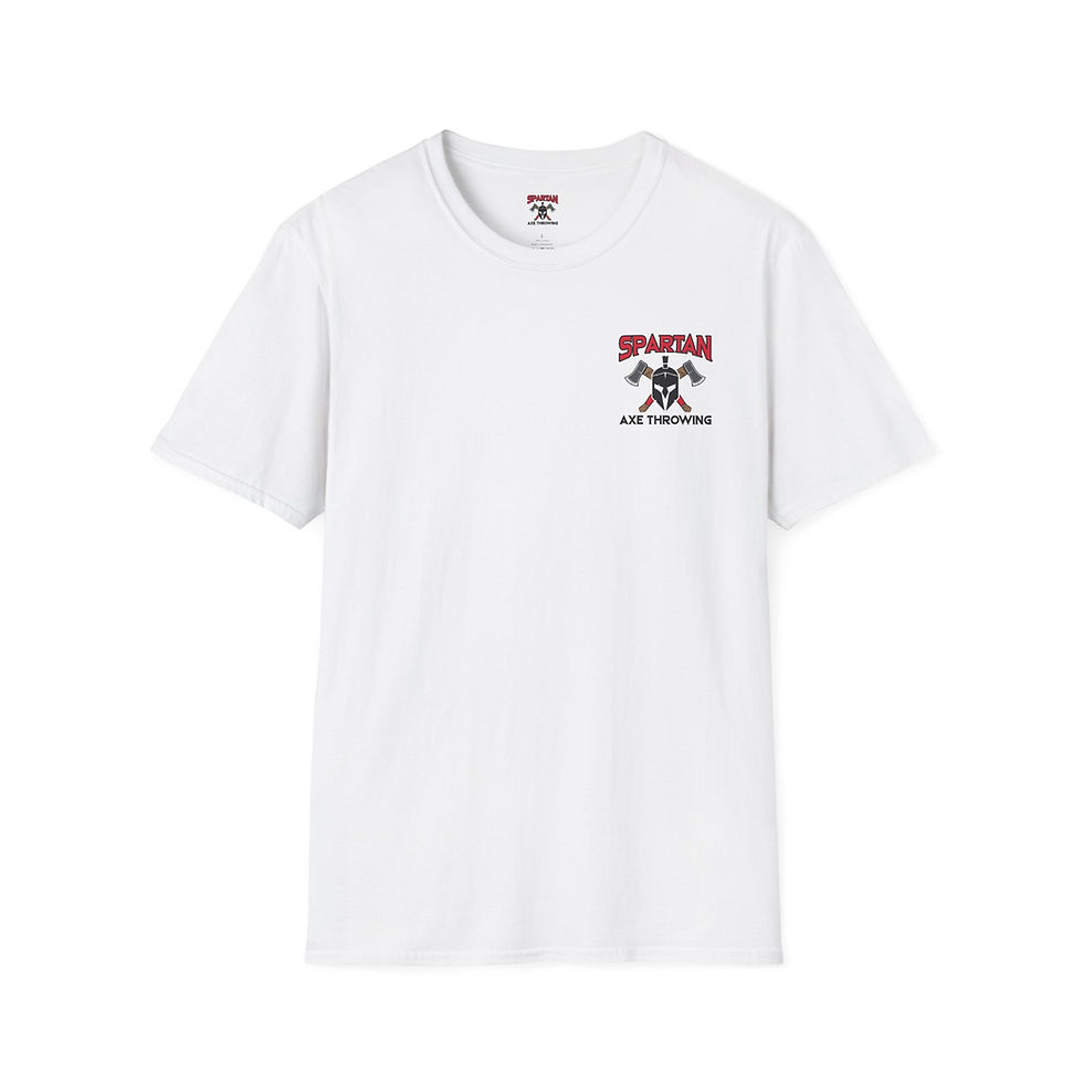 Spartan Axe Throwing T-Shirt | Unisex Softstyle Tee 