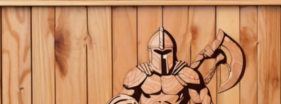 wood panels, spartan with axes.jpg