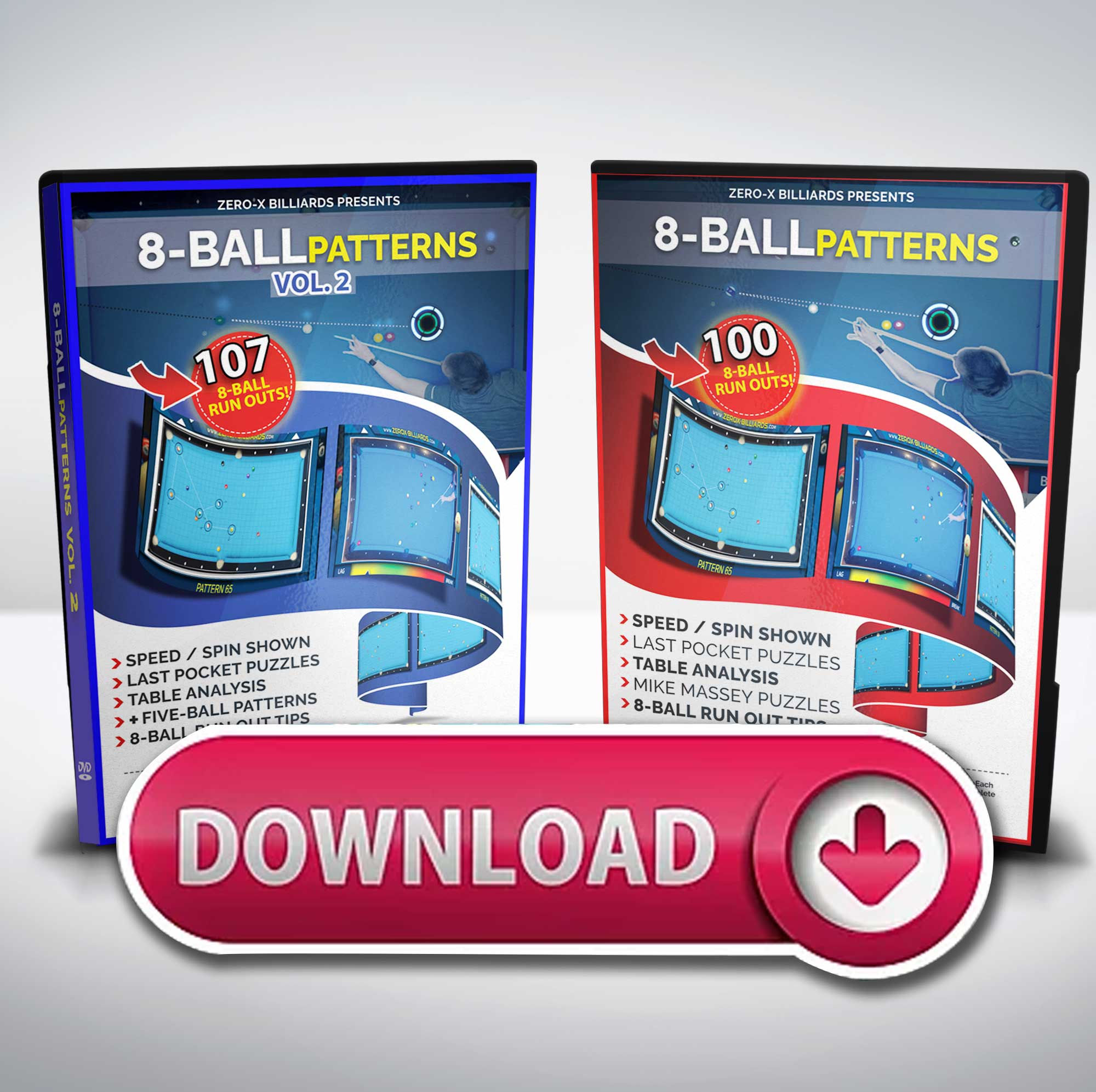 207 8-Ball Patterns Vol. 1 and Vol. 2 Digital Downloads