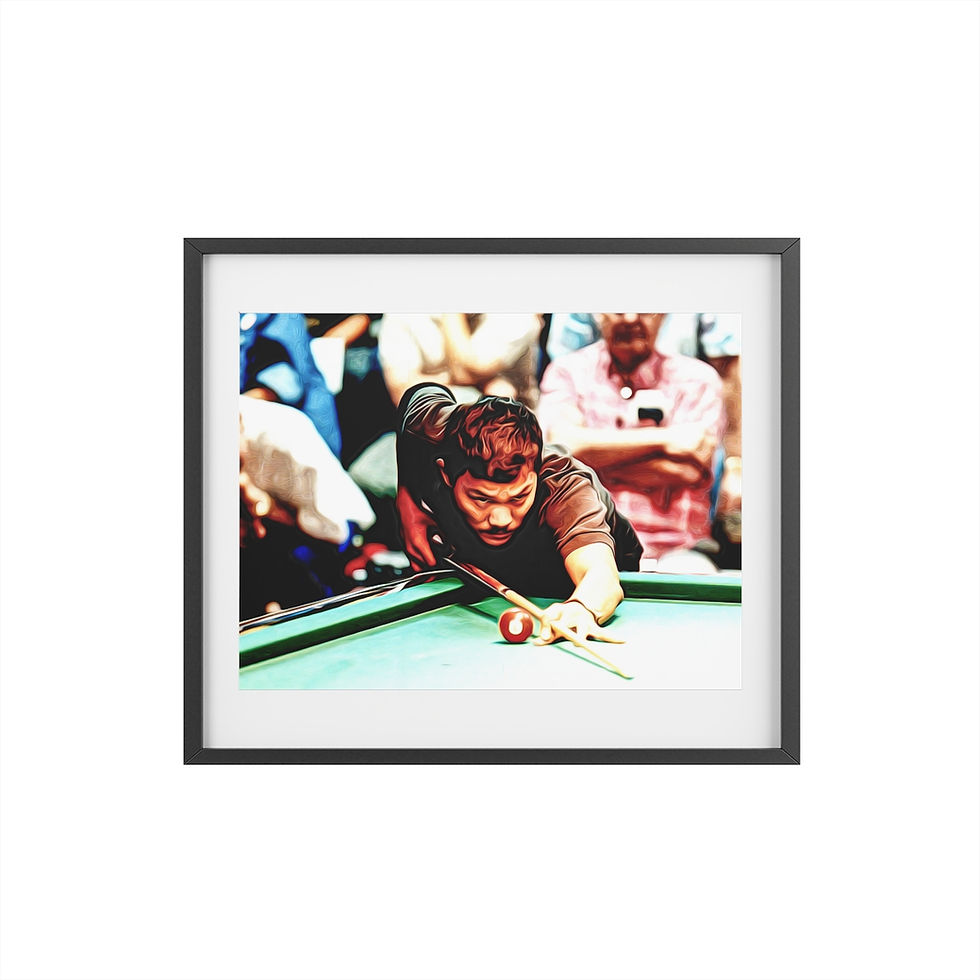 Thumbnail: Efren 'The Magician' Reyes #2 - Framed Artwork