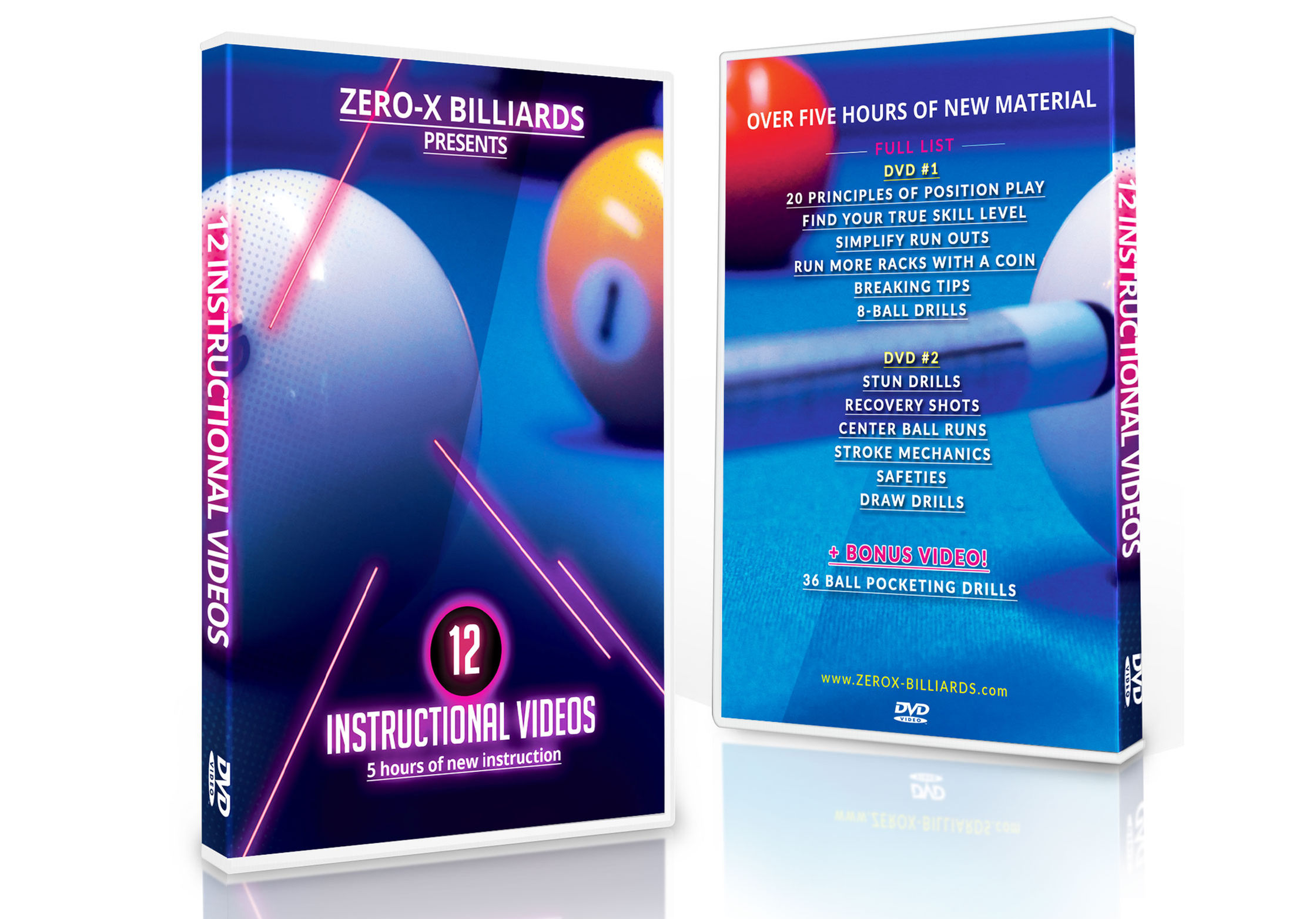 12 Instructional Videos - 2 DVD Set