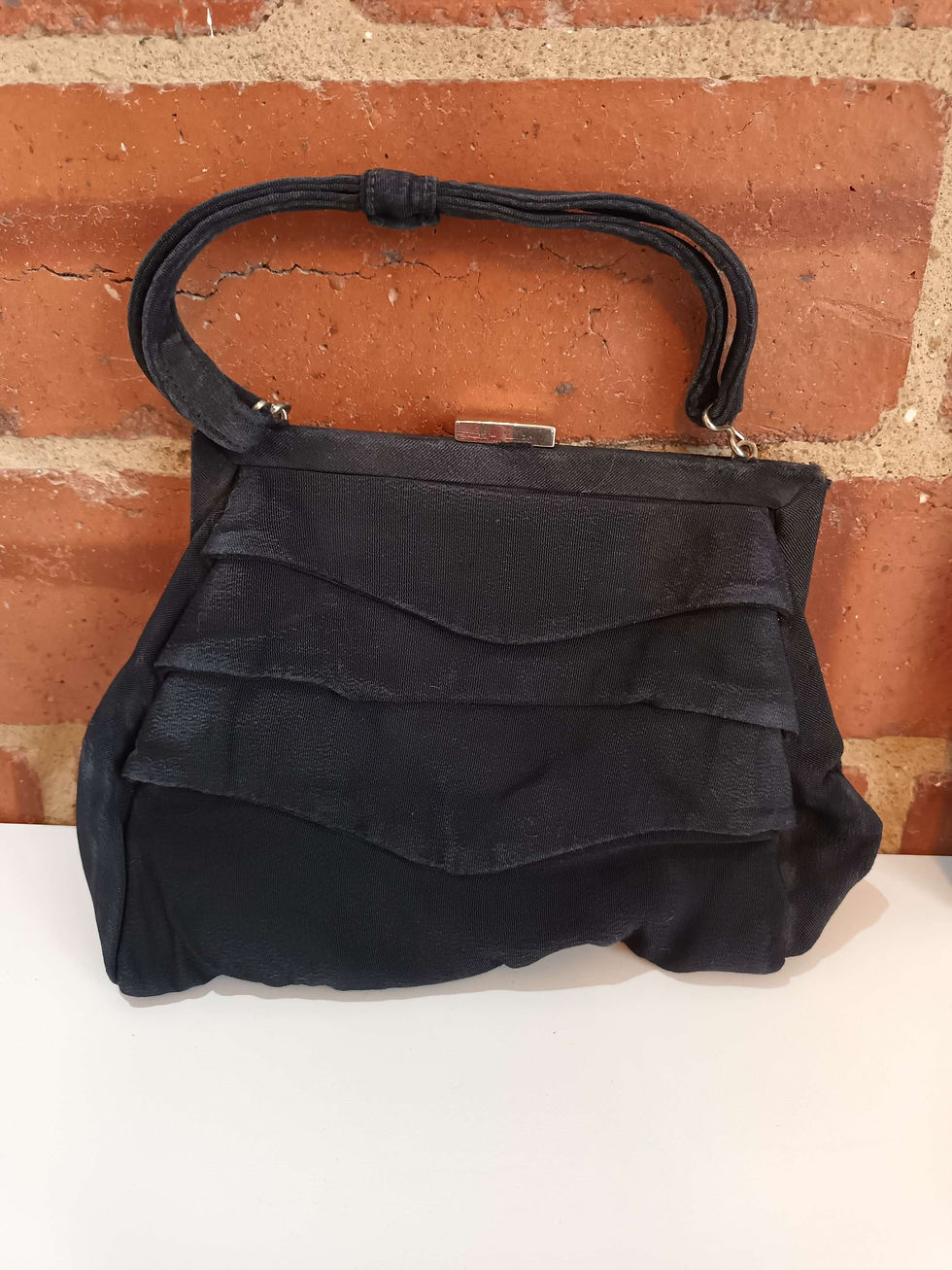 Thumbnail: Vintage black bag.   (A)