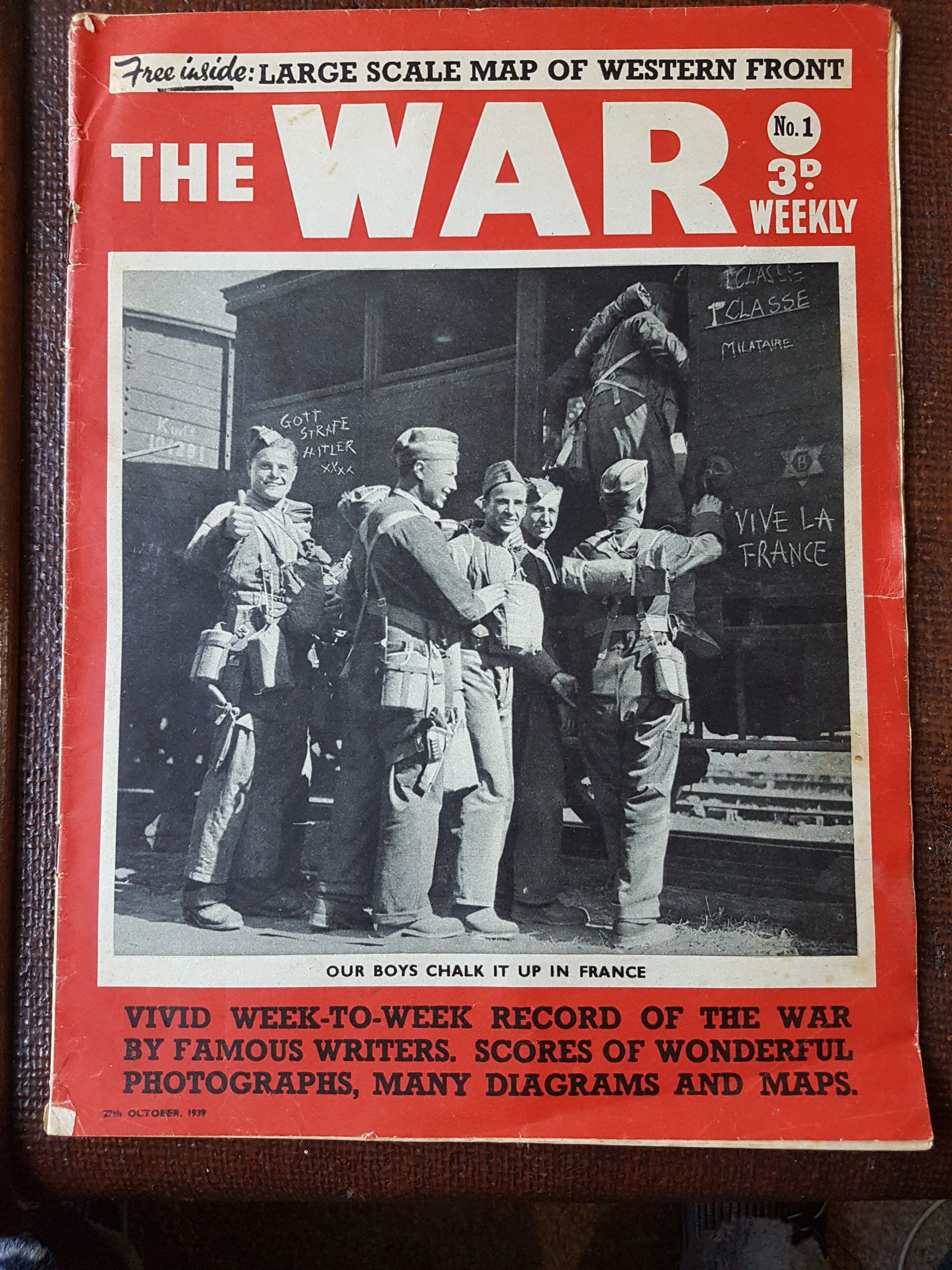 The War Weekly magazine, 27th October 1939 (H)