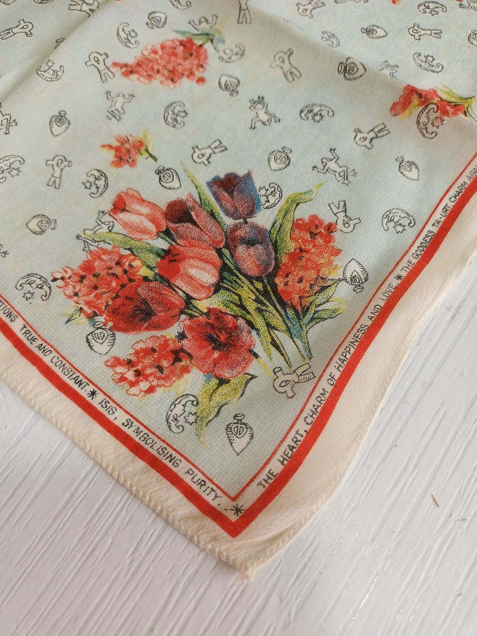 Vintage ladies handkerchief (P034)