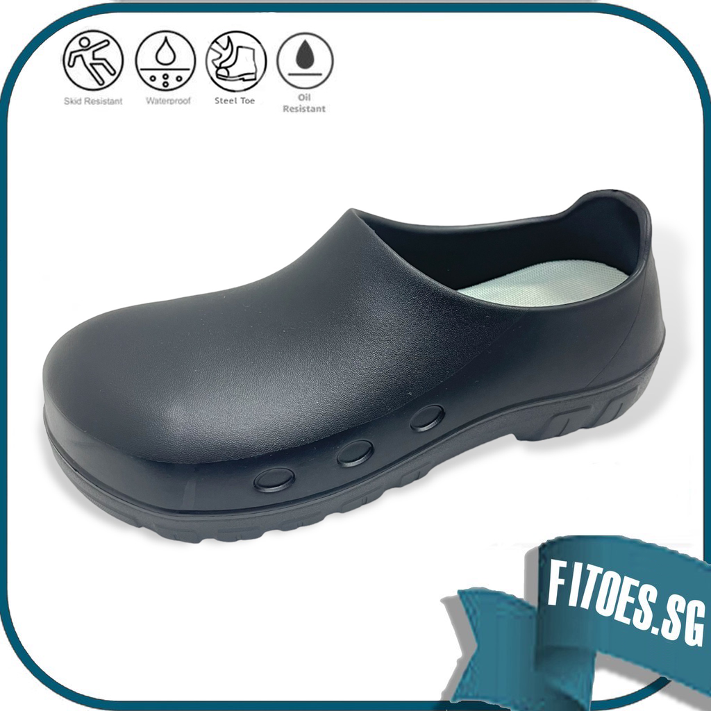 JF 9988 Safety Cap Chef Kitchen ShoeS