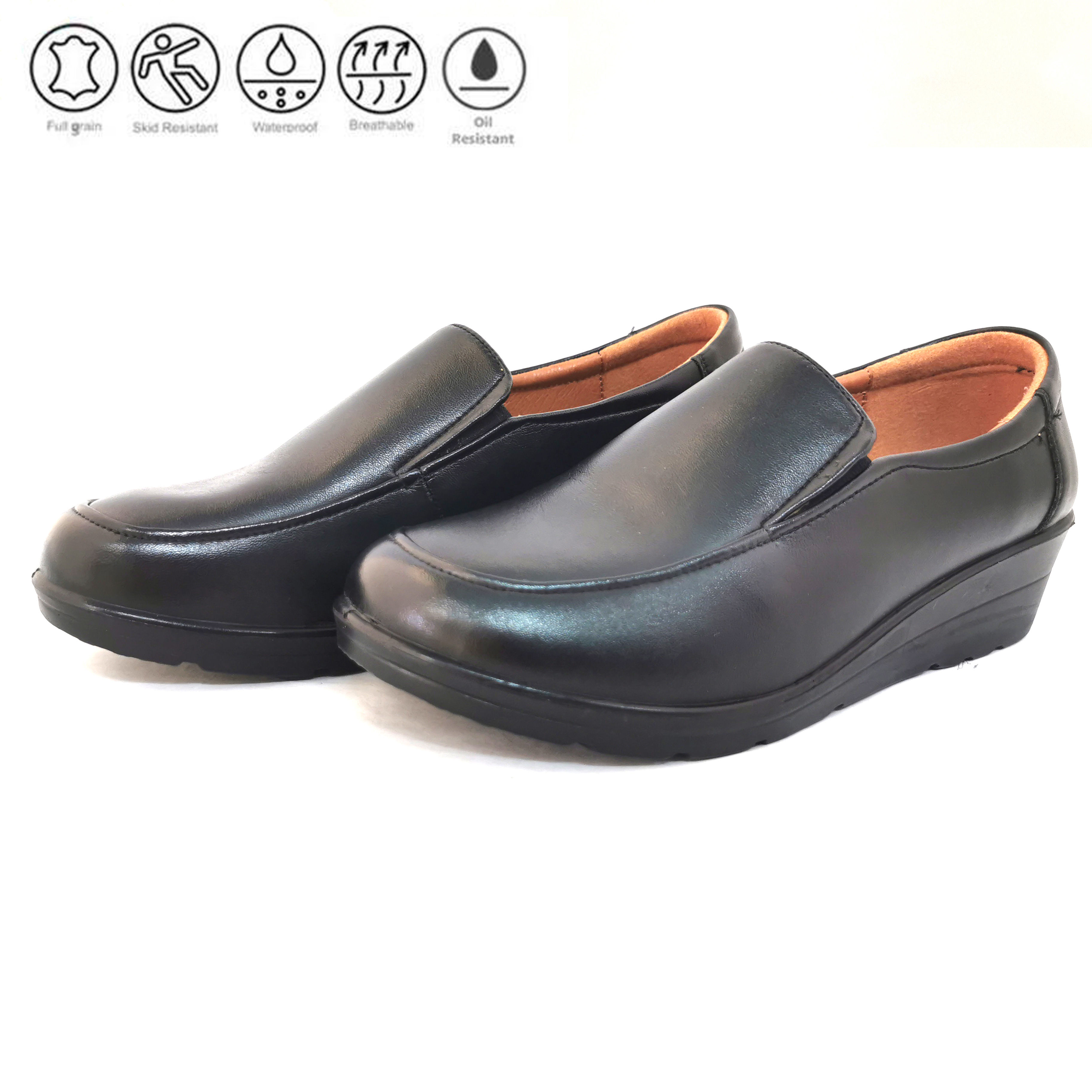 Baesn 3926 Ladies Leather Kitchen  Shoes Chef Shoes