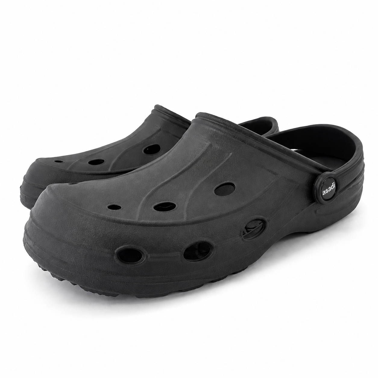 Asadi 1316 Slippers Sandals Full Black