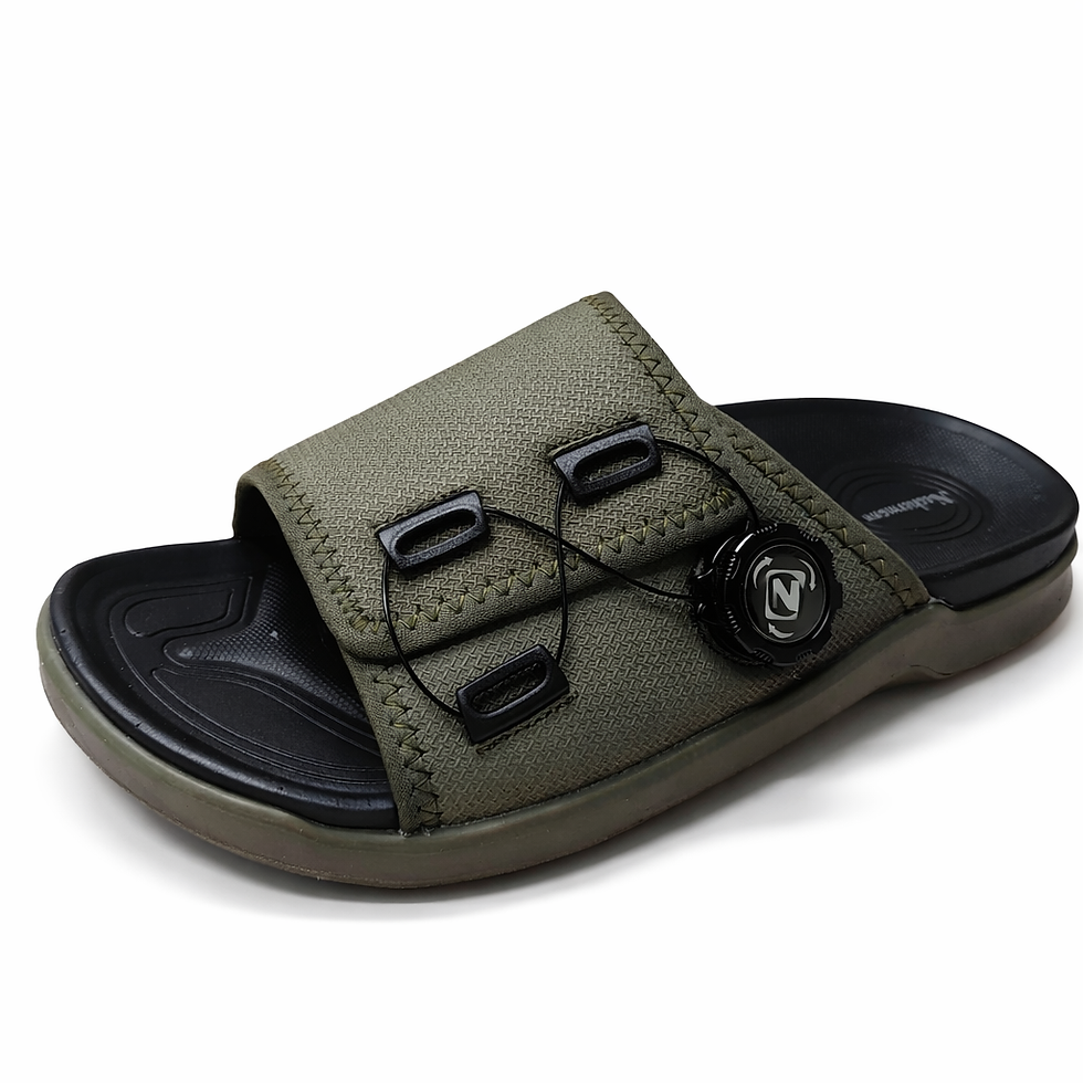 Thumbnail: Neckermann NM7219 Adjustable Slide Slippers for Men & Women | Anti-Slip Soft Foo