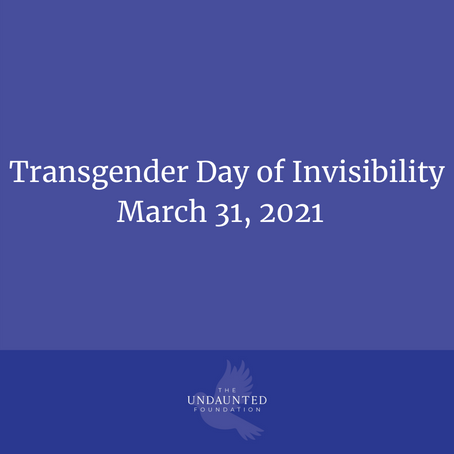 Supporting the Transgender and Non-Binary Communities