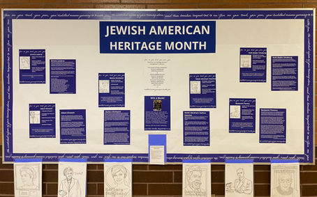Jewish American Heritage Month Bulletin Board Display