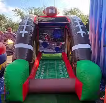 inflatable football game for rent near me in Moreno Valley Riverside Menifee Perris Beaumo