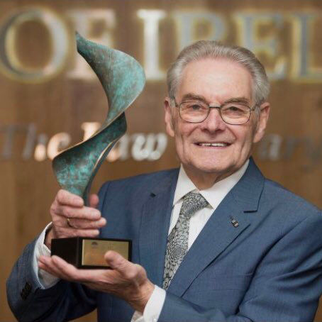 Tomas Reichental with the Human Rights Award