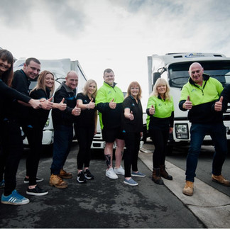 The AZAP Courier team