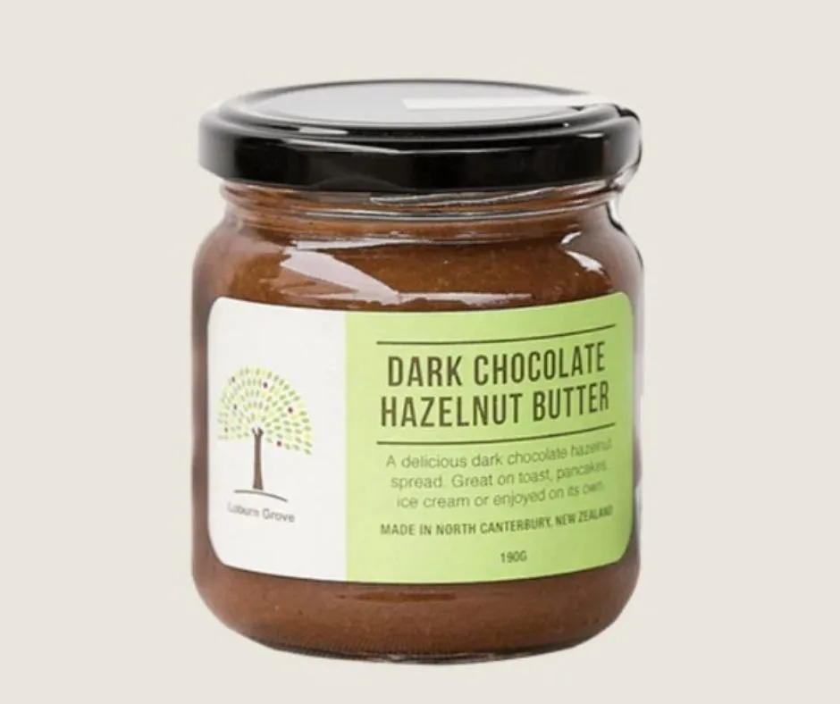 Dark Chocolate Hazelnut Butter from Loburn Grove