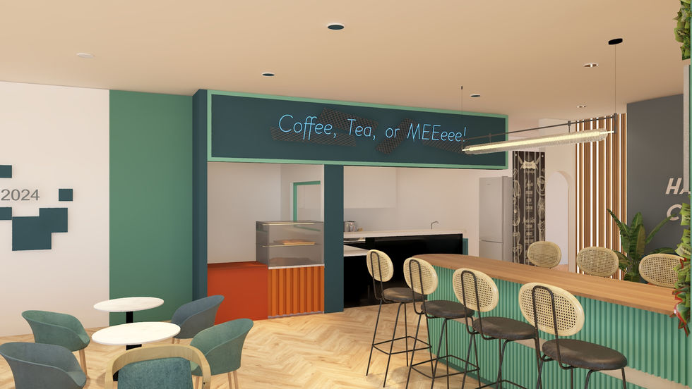 food stall area