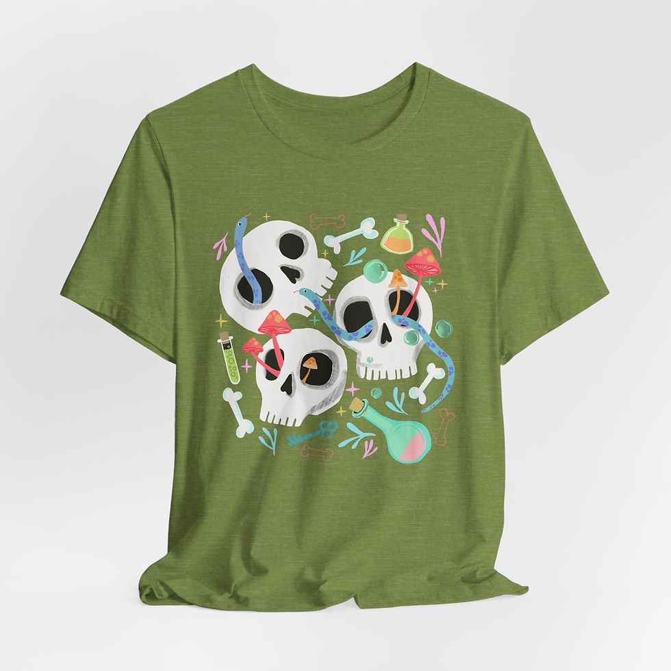 Thumbnail: Unisex Jersey Short Sleeve Spooky Season Tee